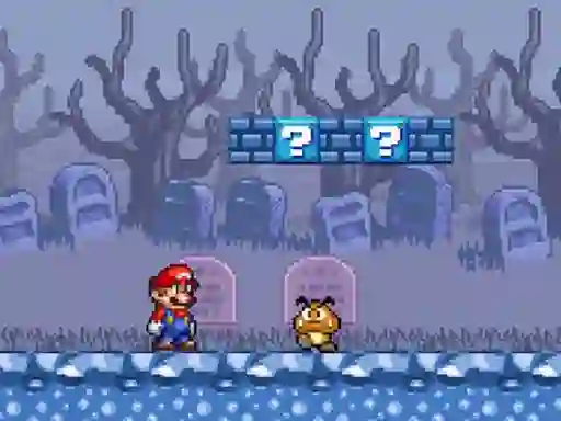 Hra Super Mario Bros Star Scramble 2 Ghost island