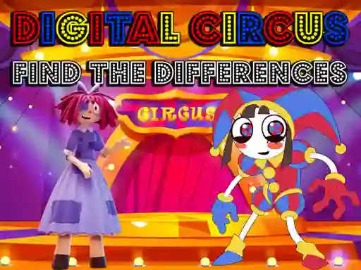 Hra Digital Circus Find The Differences
