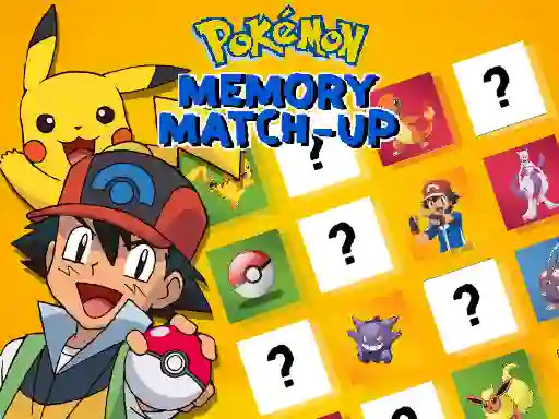 Hra Pokemon Memory Match-Up