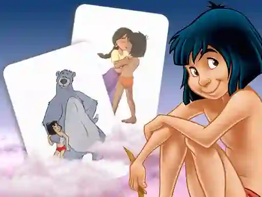 Hra Mowgli Memory card Match