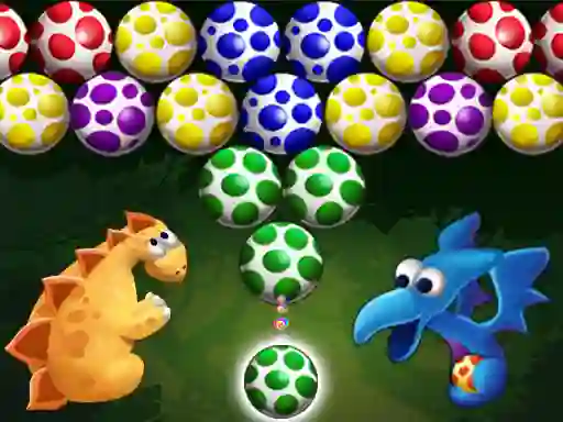 Hra Dino Eggs Bubble Shooter