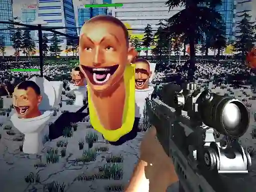 Hra Sniper Survival Skibidi Toilet