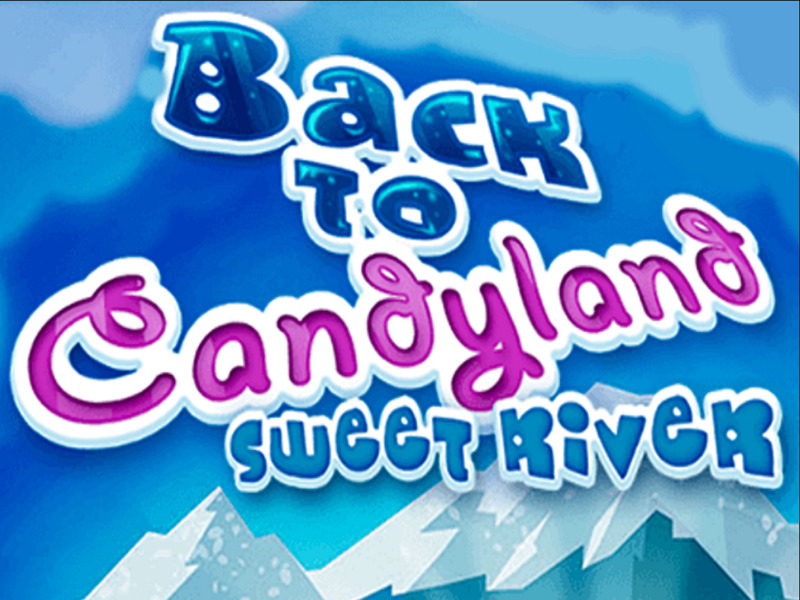 Hra Back To Candyland sladké řeky