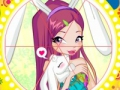 Hra Winx Bunny Style: Round Puzzle 