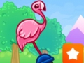 Hra Flamingo surfař 