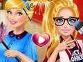Hra Rivalita Popelky a Barbie 