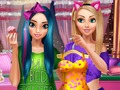 Hra BFFs pyžama party 