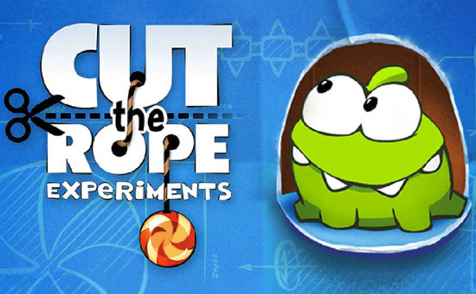 Hra Přeřízněte lano. Experimenty 