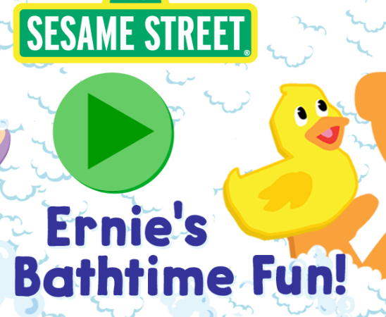 Hra 123 Sesame Street: Ernie's Bath -Time Fun