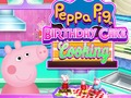 Hra Peppa Pig narozeninový dort vaření 