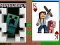 Hra Minecraft solitaire