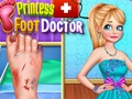 Hra Doktor ošetřující princezninu nohu 