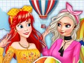 Hra Módní princezny a balónový festival 