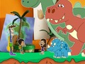 Hra Dobrodružství s ubrousky! Rodinný dinosaurus Rex 