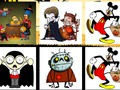 Hra Halloween: karikatury 