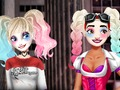 Hra Harley Quinn Studio na vlasy a make-up 