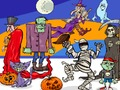 Hra Najděte 5 rozdílů Halloween 