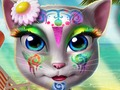Hra Make-up Kitty Beach 
