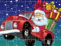Hra Vánoční vozidla Jigsaw 