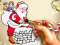 Hra Vánoční Santa zbarvení 