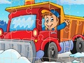 Hra Zimní Truck Jigsaw 