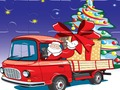 Hra Santa Trucks skládačka