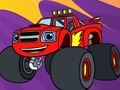 Hra Truck Monster zbarvení 