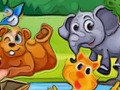 Hra Zvířecí Puzzle Dětské Hry 