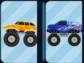 Hra Extrémní paměť monster Trucks 