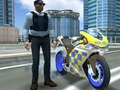 Hra Policejní motorka dopravní jezdec 