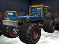 Hra Řídit monster truck přes hory 