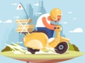 Hra Město Scooter Rides Jigsaw 