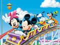 Hra Mickey in RollerCoaster - Nastavte bloky 
