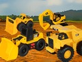 Hra Stavební vozidla Hračky Puzzle 