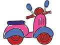 Hra Město Scooter Ride Coloring 
