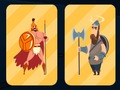 Hra Spartan a Viking Warriors Memory 