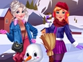 Hra Módní trendy Winter Sisters 
