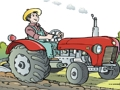 Hra Cartoon Traktor Puzzle 