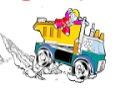 Hra Omalovánky Lego Trucks 