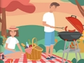 Hra Skryté objekty pro grilování piknik 