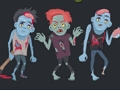Hra Zombie a kostry zbarvení 