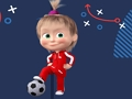 Hra Fotbal Máša a medvěd 