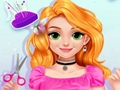 Hra Blonďatá princezna # DIY královské šaty 