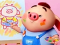 Hra Zpátky do školy omalovánky prase 