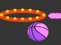Hra Namočený míč zastřelil basketbalový hit obruče