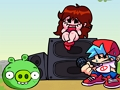 Hra V pátek večer Funkin 'vs PIG od Angry Birds 