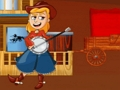Hra Divoký západ Cowboys skládačka 
