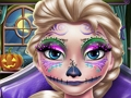 Hra Scary Halloween make -up Elsa Scary