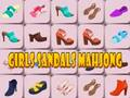 Hra Dívčí sandály Mahjong 