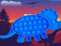 Hra Dinosaur pop to skládačky